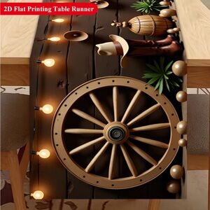 🌵 Southwestern Cactus Table Runner | Desert Boho Decor